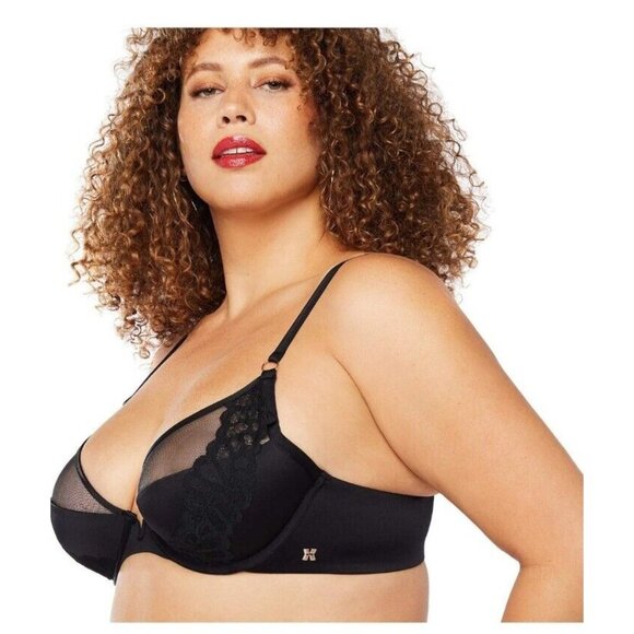 Savage X Fenty Other - Savage X Fenty Not Sorry Womens 38DDD Padded Half Cup & Lace Underwire Black NWT